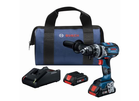18V Brushless Connected-Ready 1/2 In. Hammer Drill/Driver Kit with (2) CORE18V® 4 Ah Advanced Power Batteries