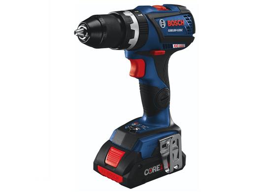 18V EC Brushless Connected-Ready Compact Tough 1/2 In. Hammer Drill/Driver Kit with (2) CORE18V 4.0 Ah Compact Batteries