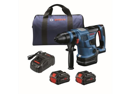 PROFACTOR 18V Connected-Ready SDS-plus® Bulldog™ 1-1/4 In. Rotary Hammer with (2) CORE18V 8.0 Ah PROFACTOR Performance Batteries