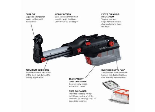 SDS-plus® 1-1/8 In. Dust Collection Attachment