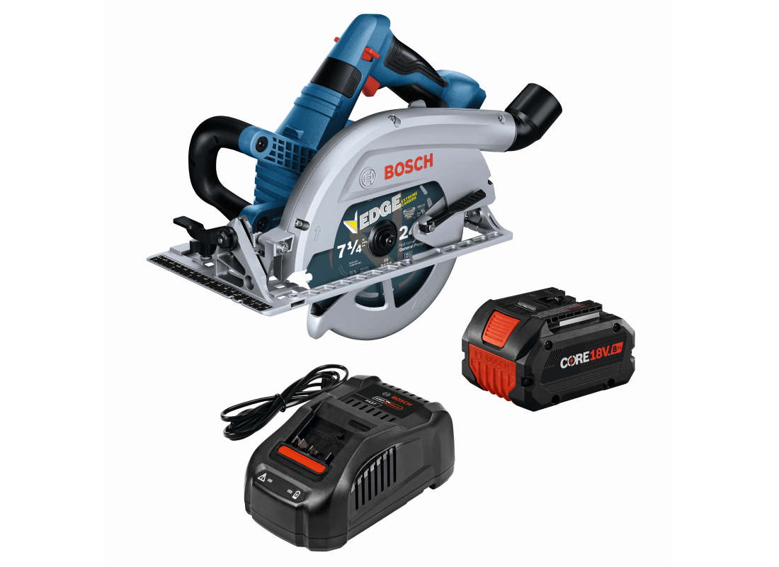 ENSEMBLE SCIE CIRCULAIRE 18V AVEC LAME À GAUCHE PROFACTOR™ DE 7-1/4 PO AVEC (1) BATTERIE HIGH POWER CORE18V® 8 AH