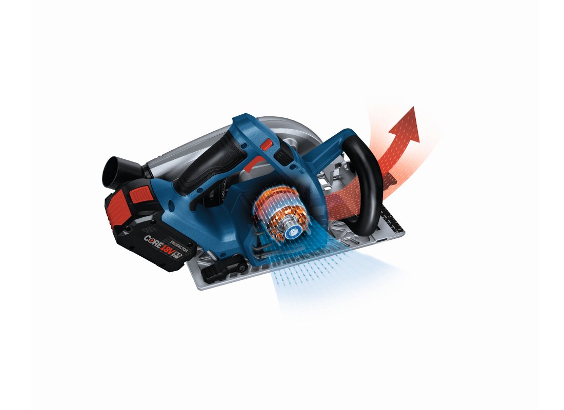 ENSEMBLE SCIE CIRCULAIRE 18V AVEC LAME À GAUCHE PROFACTOR™ DE 7-1/4 PO AVEC (1) BATTERIE HIGH POWER CORE18V® 8 AH