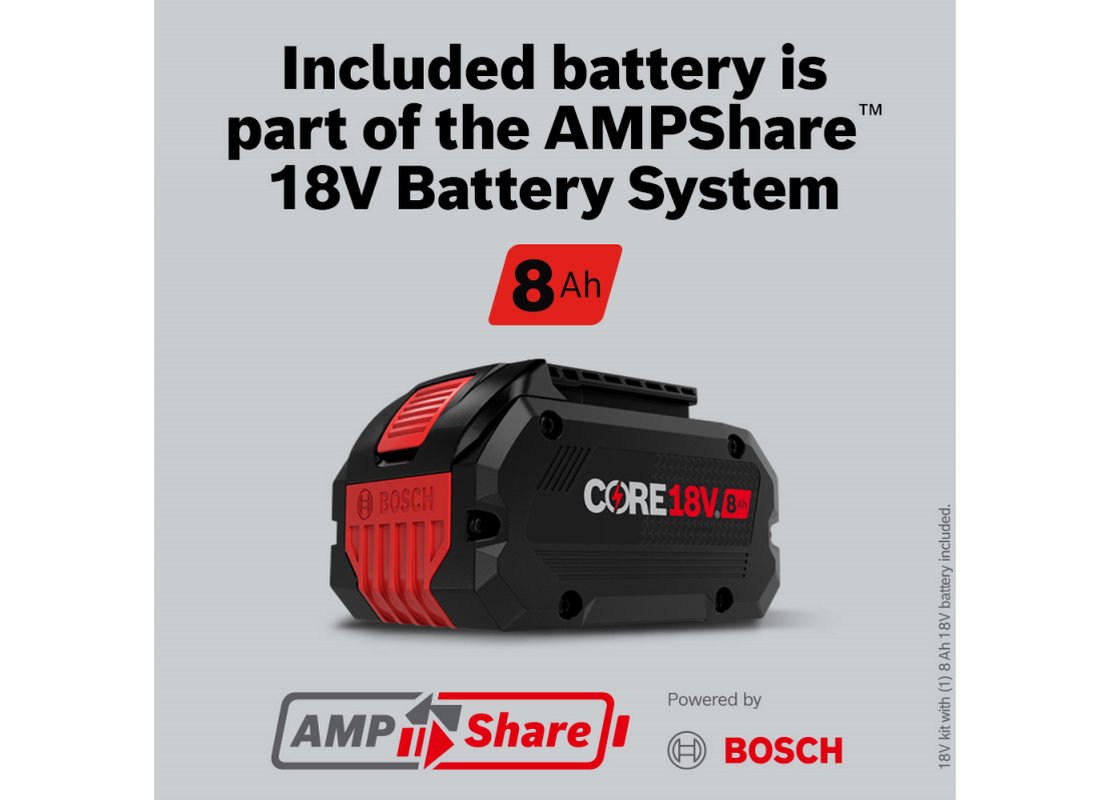 ENSEMBLE SCIE CIRCULAIRE 18V AVEC LAME À GAUCHE PROFACTOR™ DE 7-1/4 PO AVEC (1) BATTERIE HIGH POWER CORE18V® 8 AH