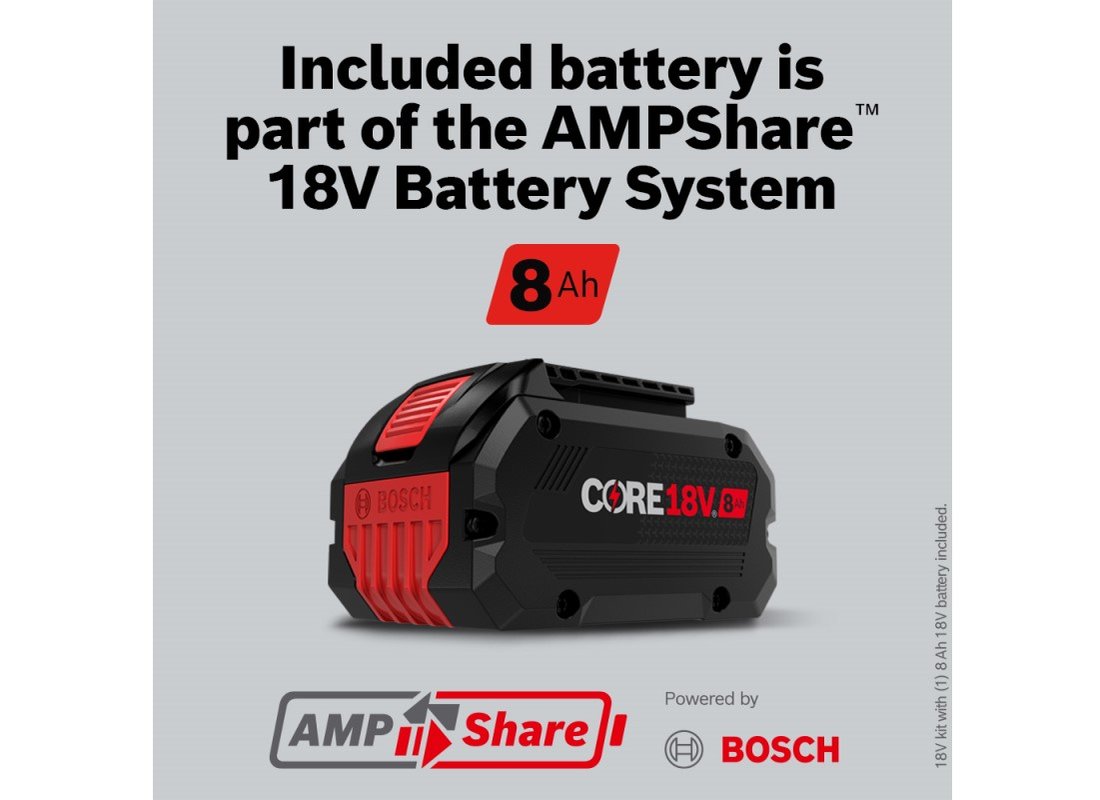 ENSEMBLE SCIE À ONGLETS RADIALE À SIMPLE INCLINAISON 18V PROFACTOR™ DE 7-1/4 PO AVEC (1) BATTERIE HIGH POWER CORE18V® 8 AH