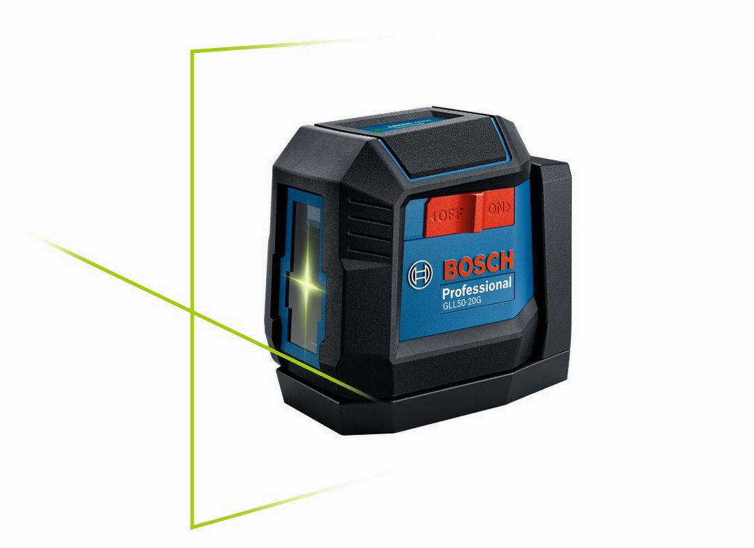 Laser en croix auto-nivelant à faisceau vert
