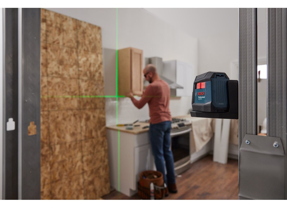 Laser en croix auto-nivelant à faisceau vert