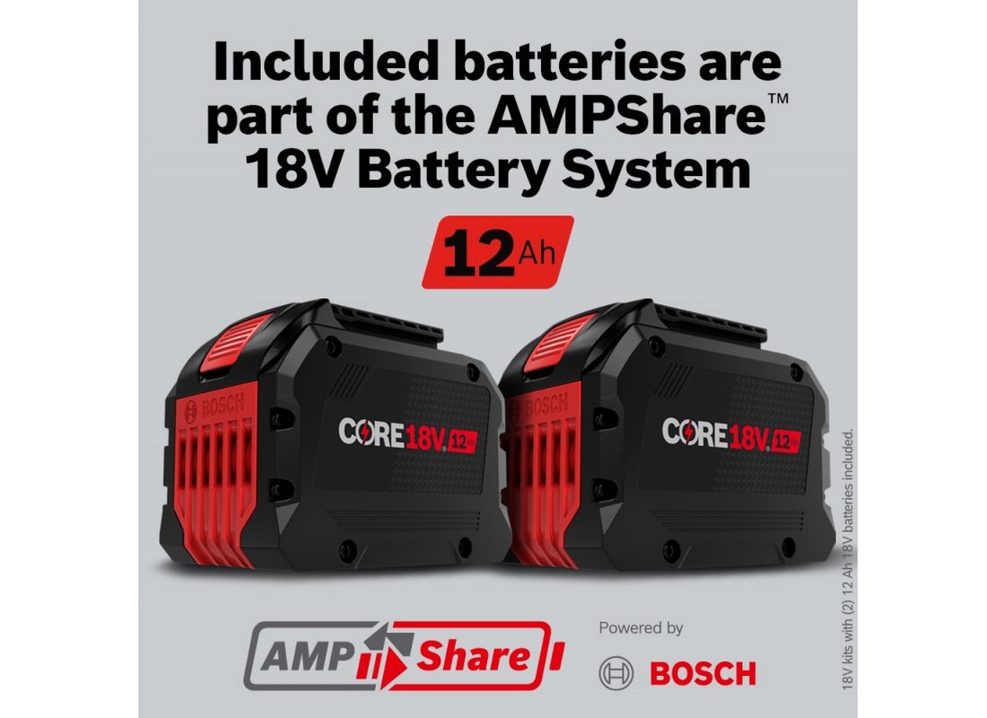 Marteau perforateur 18V SDS-max® Connected-Ready PROFACTOR™ de 1-9/16 po avec (2) batteries High Power CORE18V® 12 Ah