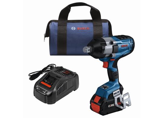 PROFACTOR™ 18V Connected 3/4 In. Impact Wrench Kit with Friction Ring and Thru-Hole and (1) CORE18V® 8 Ah High Power Battery