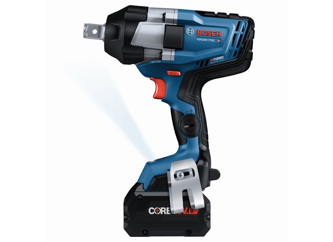 PROFACTOR™ 18V CONNECTED 3/4 IN. IMPACT WRENCH KIT WITH FRICTION RING AND THRU-HOLE AND (1) CORE18V® 8 AH HIGH POWER BATTERY