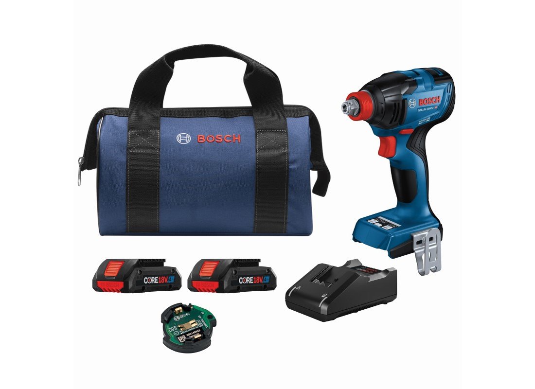 18V CONNECTED-READY TWO-IN-ONE 1/4 IN. AND 1/2 IN. BIT/SOCKET IMPACT DRIVER/WRENCH KIT WITH (2) CORE18V® 4 AH ADVANCED POWER BATTERIES AND (1) CONNECTIVITY MODULE