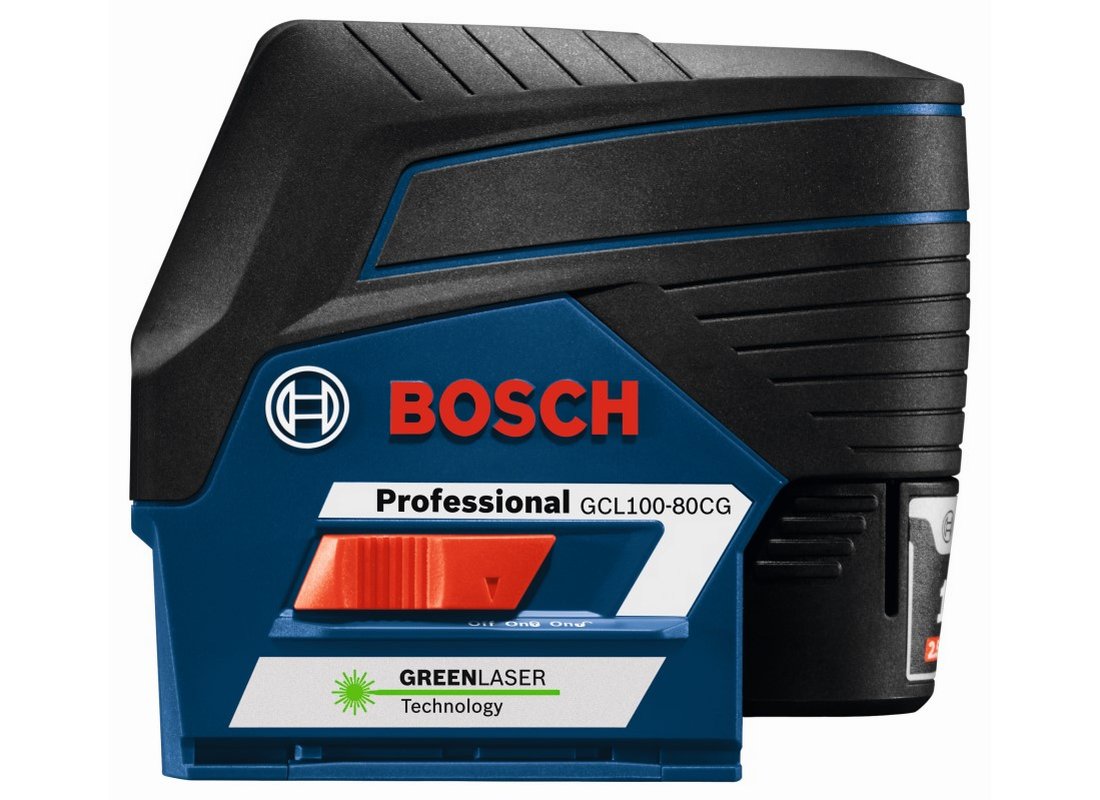 Laser croix 12 V Max connecté avec faisceaux laser verts et points d’aplomb
