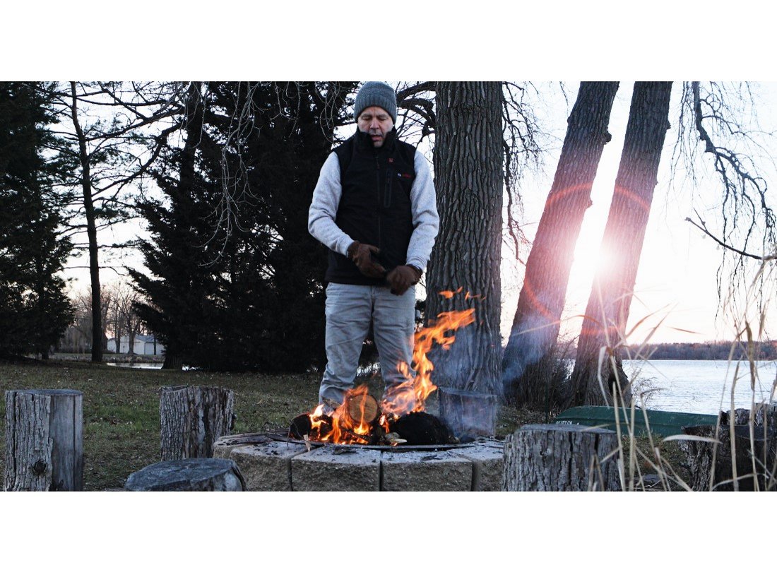 12V Max Heated Vest Kit with Portable Power Adapter - Size Medium