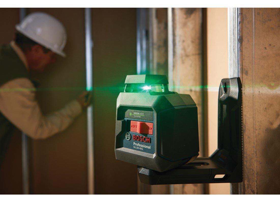 Laser croix sur 360° auto-nivelant à faisceau vert