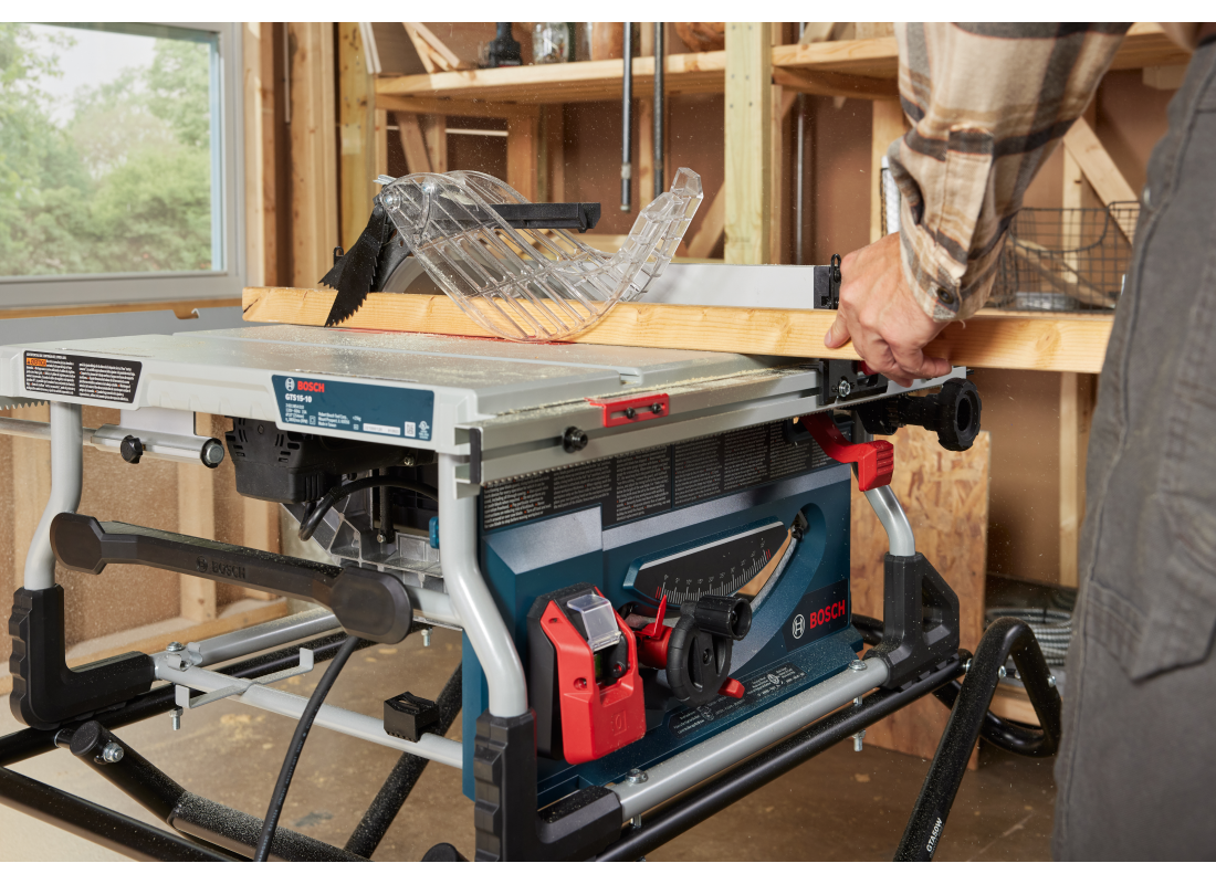 10 In. Jobsite Table Saw with Gravity-Rise Wheeled Stand