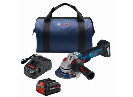 18V Brushless 4-1/2 – 5 In. Angle Grinder Kit with (1) CORE18V® 8 Ah High Power Battery