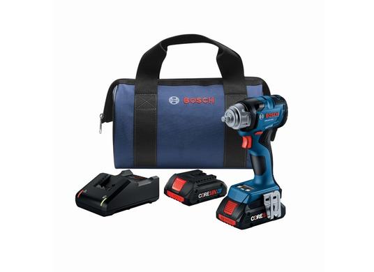 18V 3/8 In. Impact Wrench with Friction Ring with (2) CORE18V® 4 Ah Advanced Power Batteries