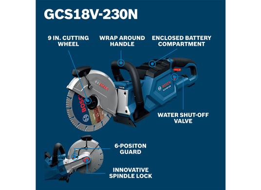 Ensemble scie tronçonneuse 18 V sans balais de 9 po avec (2) batteries CORE18V® 12 Ah