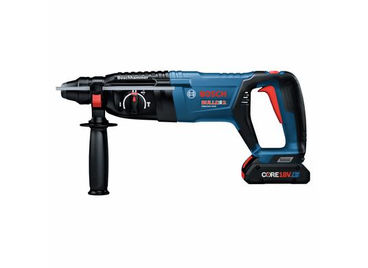 Ensemble marteau perforateur 18V Bulldog™ SDS-plus® EC sans balais de 1 po avec (1) batterie Advanced Power CORE18V® 4 Ah