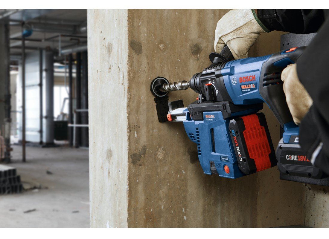 18V EC Brushless SDS-plus® Bulldog™ 1 In. Rotary Hammer Kit with (1) CORE18V® 4 Ah Advanced Power Battery