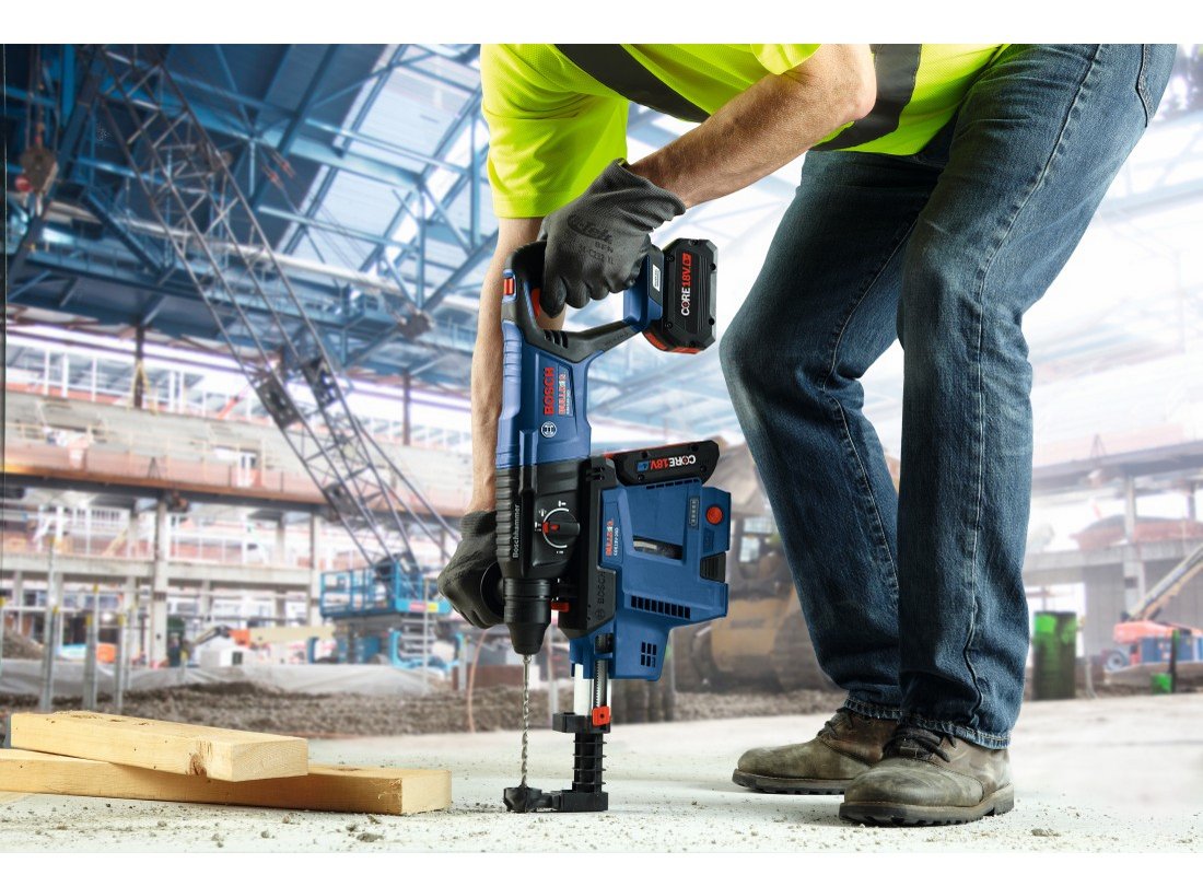 18V EC Brushless SDS-plus® Bulldog™ 1 In. Rotary Hammer Kit with (2) CORE18V® 8 Ah High Power Batteries