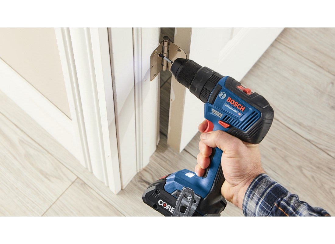 18V 4-Tool Combo Kit with Two-In-One 1/4 In. and 1/2 In. Bit/Socket Impact Driver/Wrench, 1/2 In. Hammer Drill/Driver, 6-1/2 In. Circular Saw and LED Worklight with (1) CORE18V® 4 Ah Advanced Power Battery and (1) 2 Ah Standard Power Battery