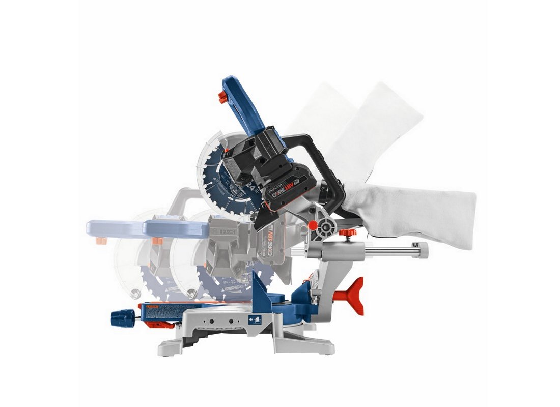 PROFACTOR™ 18V 7-1/4 In. Single-Bevel Slide Miter Saw (Bare Tool)