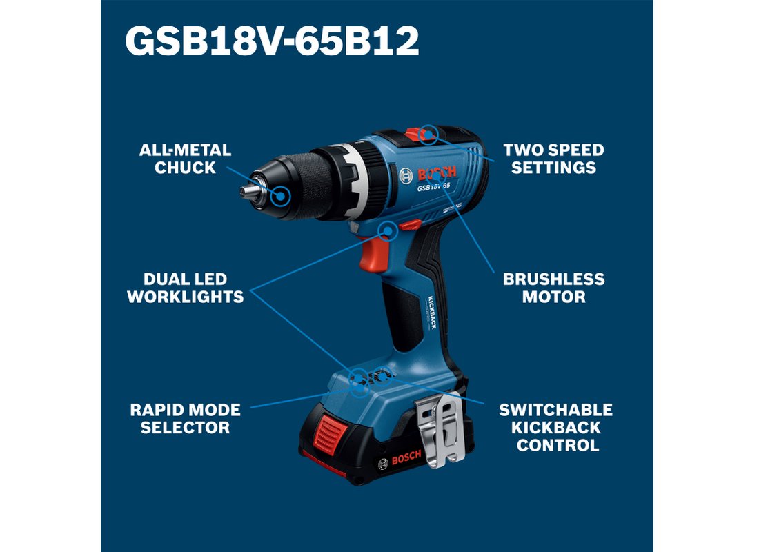 1/2 In. Brushless Hammer Drill/Driver (Kit)