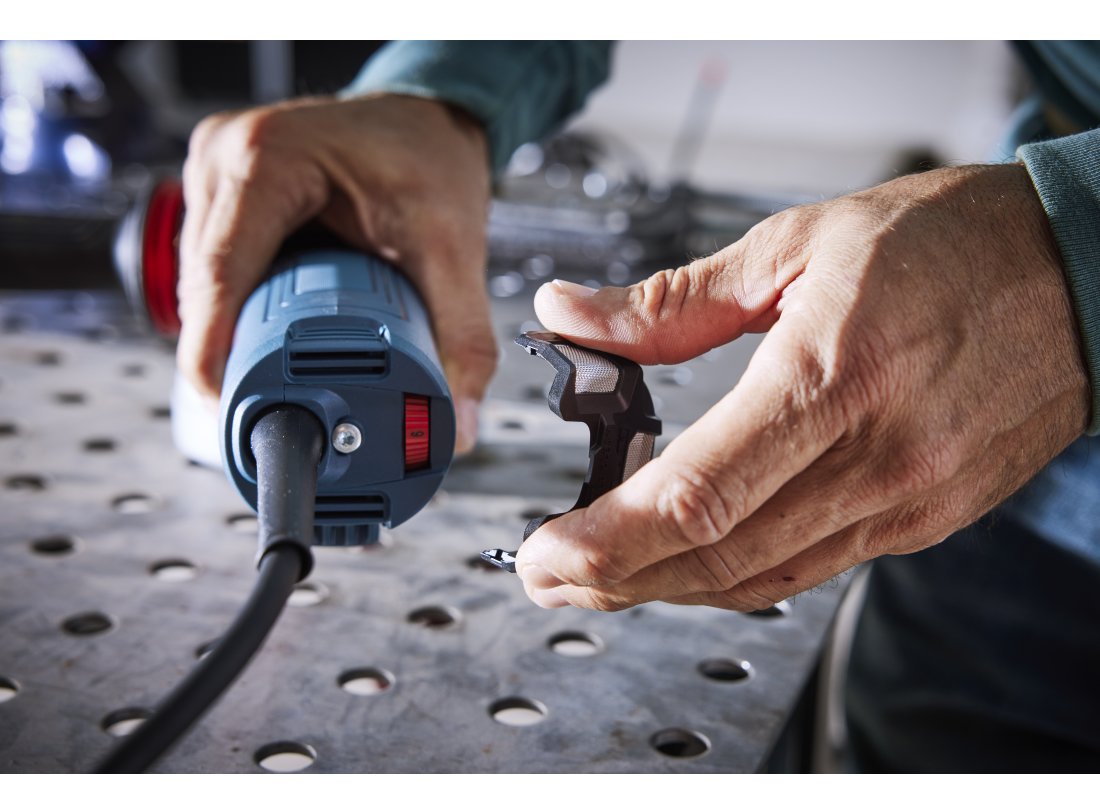 4 ½ In. Ergonomic Angle Grinder with No Lock-On Paddle Switch