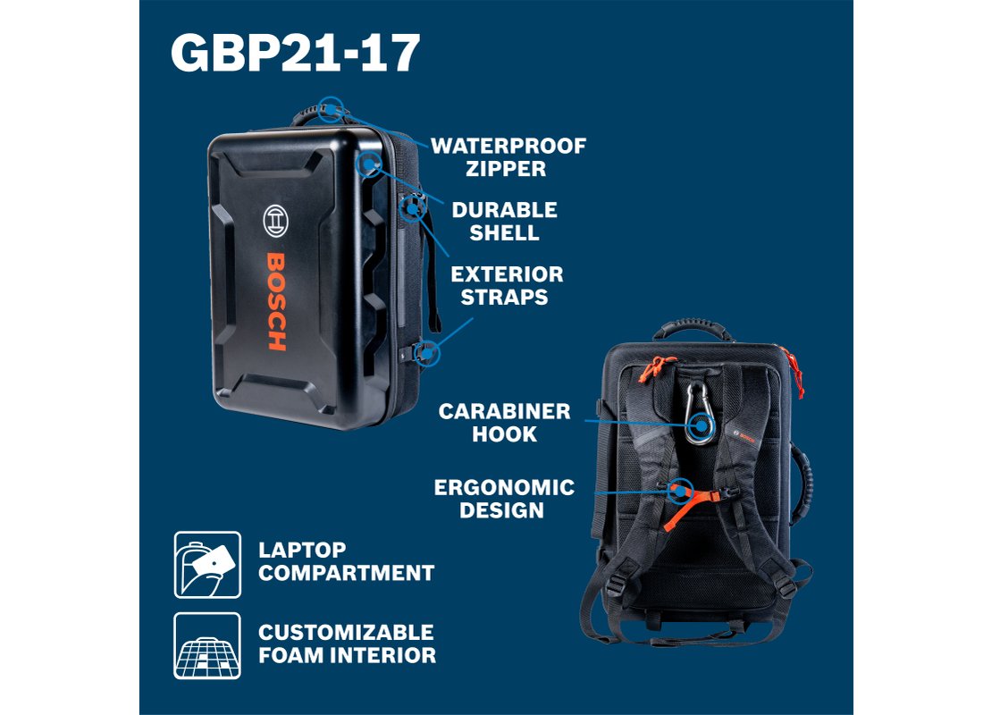 Sac à dos pour laser rotatif