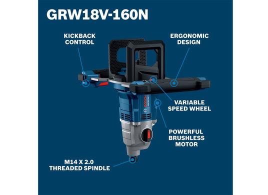 18V Brushless High Torque Mixer (bare tool)