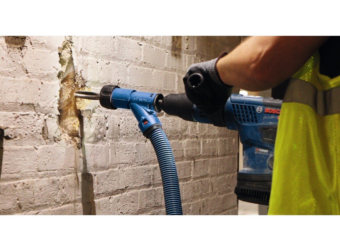 Burin pointu étoilé R-Tec SDS max® BlueCollar™ de 16 po avec adaptateur d’aspiration