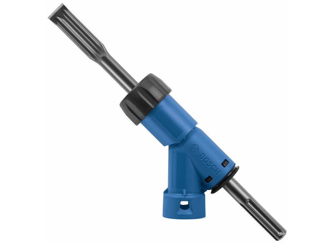 Burin plat R-Tec SDS max® BlueCollar™ de 1 po x 16 po avec adaptateur d’aspiration