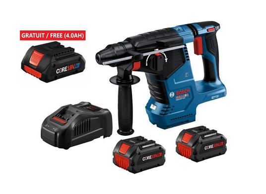 18V Brushless Connected SDS-plus® Bulldog™ 1 In. Rotary Hammer with (2) CORE18V® 8 Ah High Power Batteries
