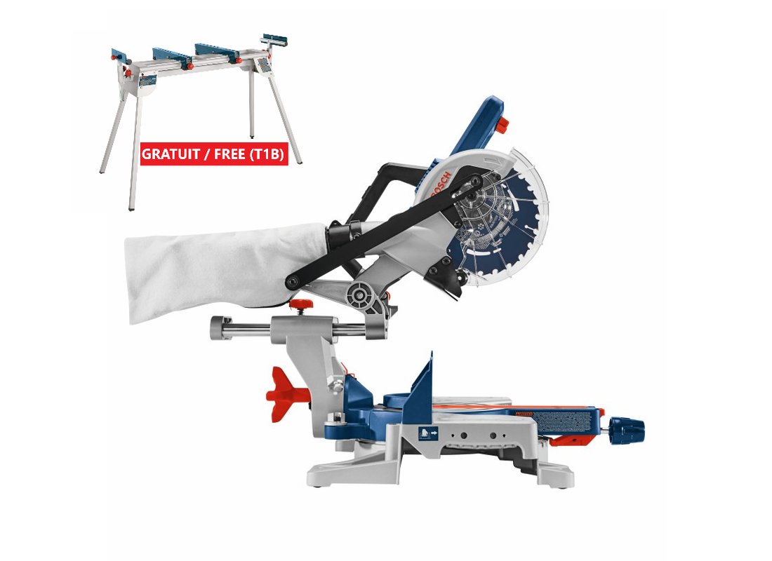 PROFACTOR™ 18V 7-1/4 In. Single-Bevel Slide Miter Saw Kit with (1) CORE18V 8 Ah High Power Battery