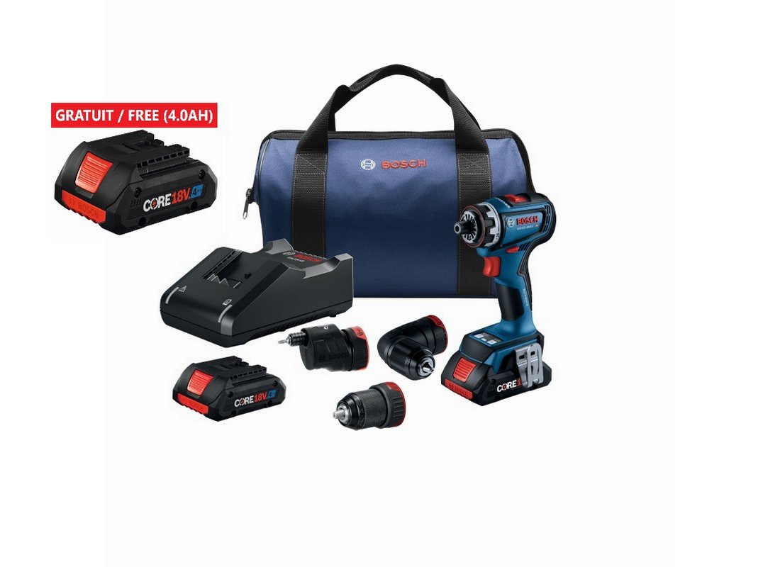 18V Drill/Driver with 5-In-1 Flexiclick® System and (2) CORE18V® 4 Ah Advanced Power Battery