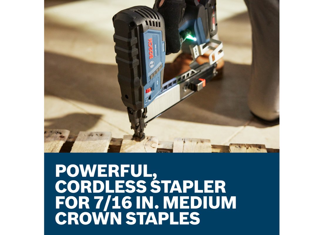 18V Brushless 16-Gauge 7/16 In. Medium Crown Stapler