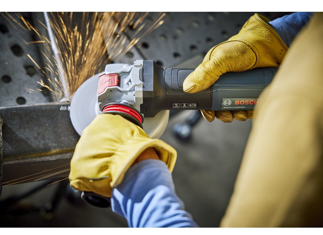 6 In. X-Lock™ Angle Grinder with Brake and No Lock-On Paddle Switch