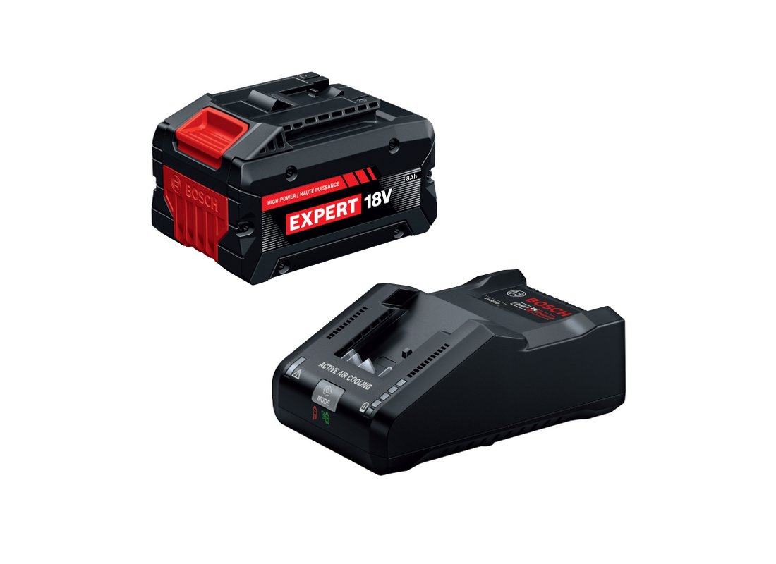 Kit de départ 18 V avec (1) batterie EXPERT 8 Ah et (1) chargeur Turbo 18 V 16 A