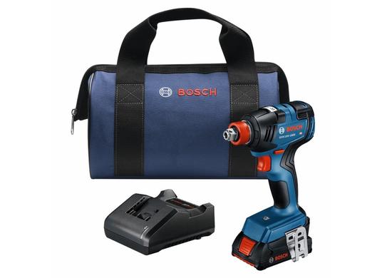 18V Two-In-One 1/4 In. and 1/2 In. Bit/Socket Impact Driver/Wrench Kit with 2 Ah Standard Power Battery