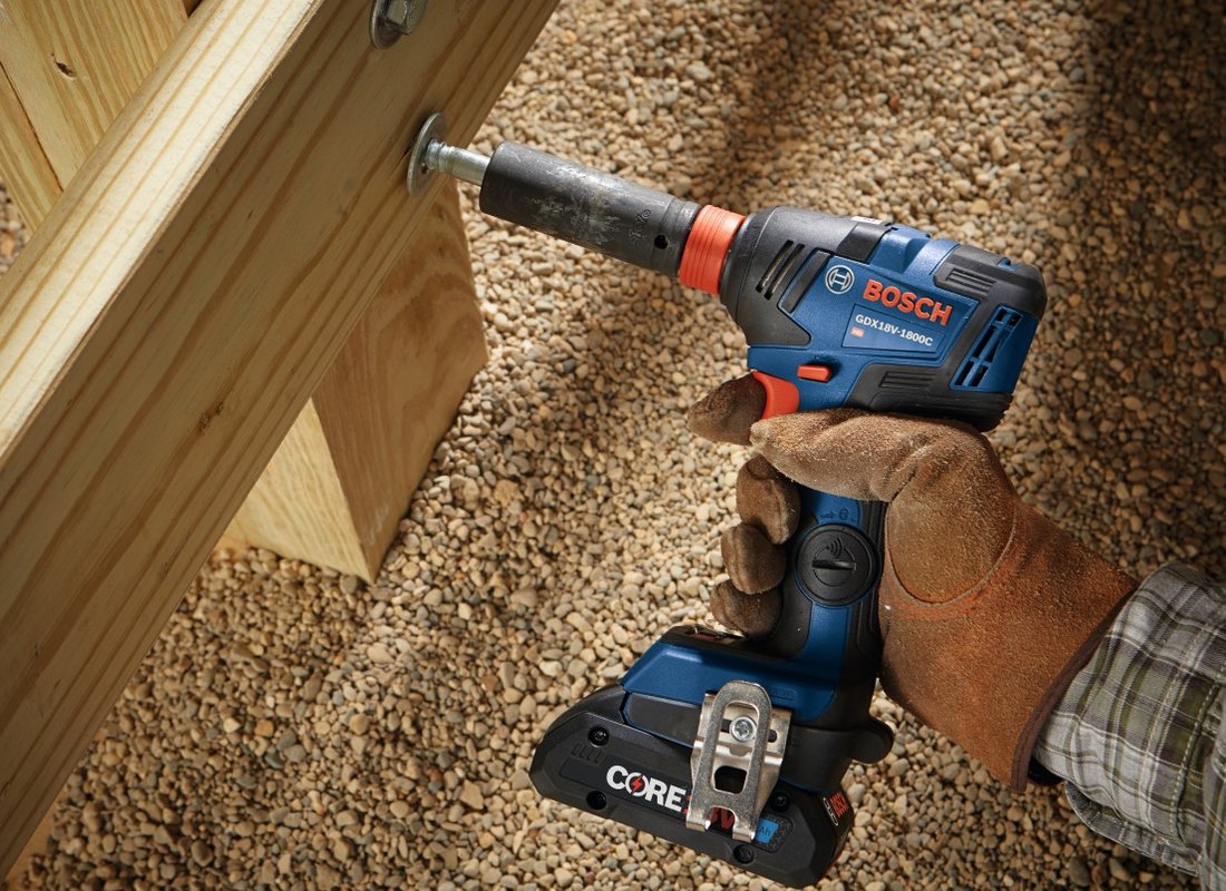 18V Two-In-One 1/4 In. and 1/2 In. Bit/Socket Impact Driver/Wrench Kit with 2 Ah Standard Power Battery