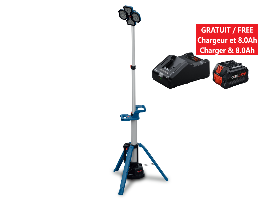 Projecteur de chantier 18 V (Outil Seul)