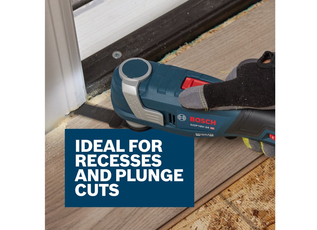 Lame plongeante bimétallique de 1-1/4 po pour outils polyvalents oscillants Starlock®, paquet de 10