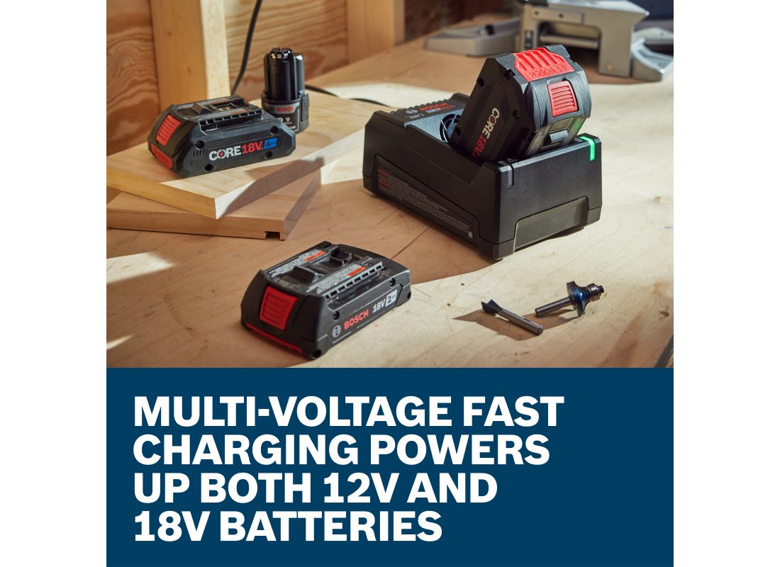 Chargeur de batterie rapide multi-tension 12 V/18 V