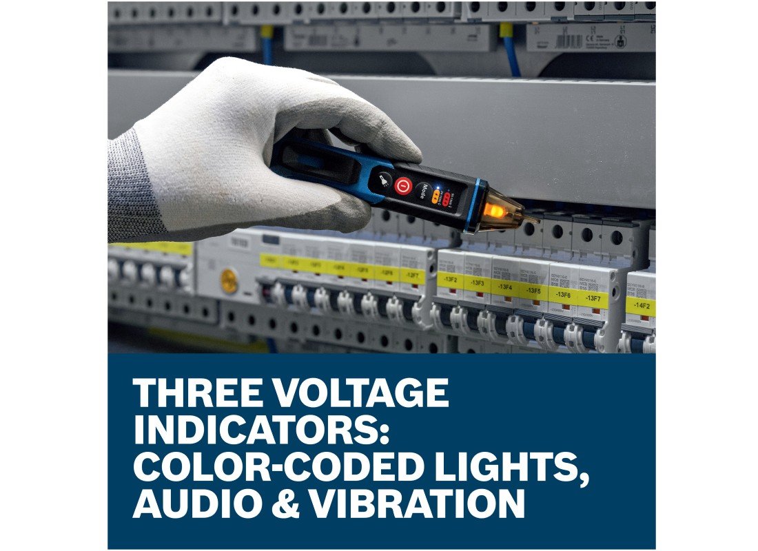 Non-Contact Voltage Tester 24-1000V AC with Flashlight
