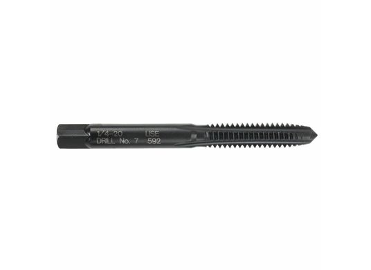 Tarauds intermédiaire en oxyde noir Taille et filetage 1-8 (en vrac)