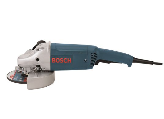 7 In. 15 A Large Angle Grinder with Rat Tail Handle