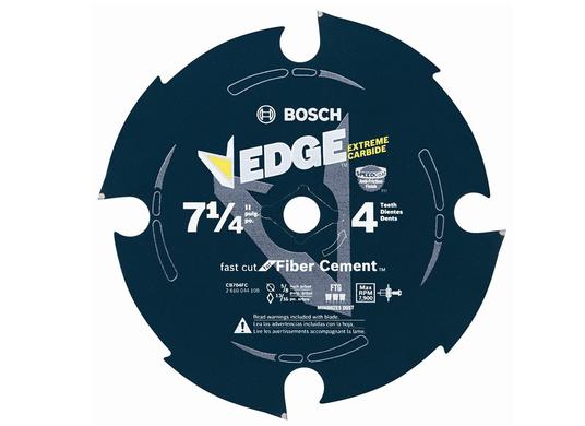 7-1/4 In. 4 Tooth Edge Diamond-Impregnated Carbide-Tipped Saw Blade