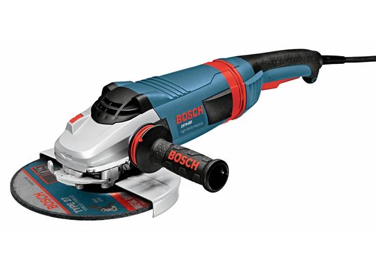 7 In. 15 A High Performance Large Angle Grinder with No Lock-On Switch
