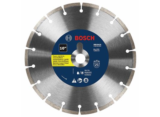 10 In. Standard Segmented Rim Diamond Blade for Universal Rough Cuts