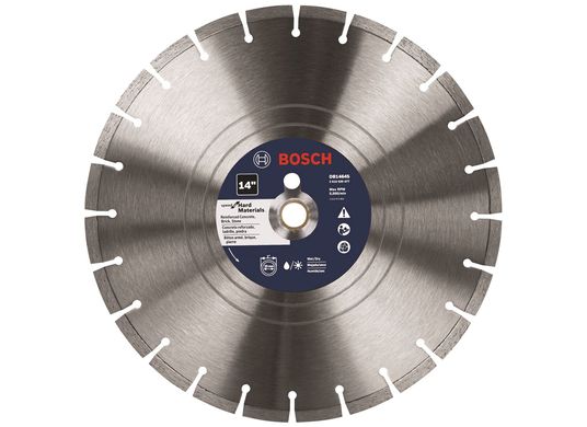 14 In. Standard Segmented Rim Diamond Blade for Hard Materials